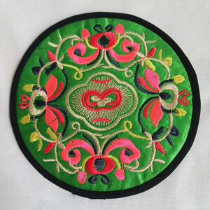 Katsushika Hokusai Japanese Embroidery Iron Patch Applique